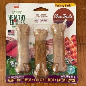 Dog Chews: Nylabone Healthy Variety 3-Pack